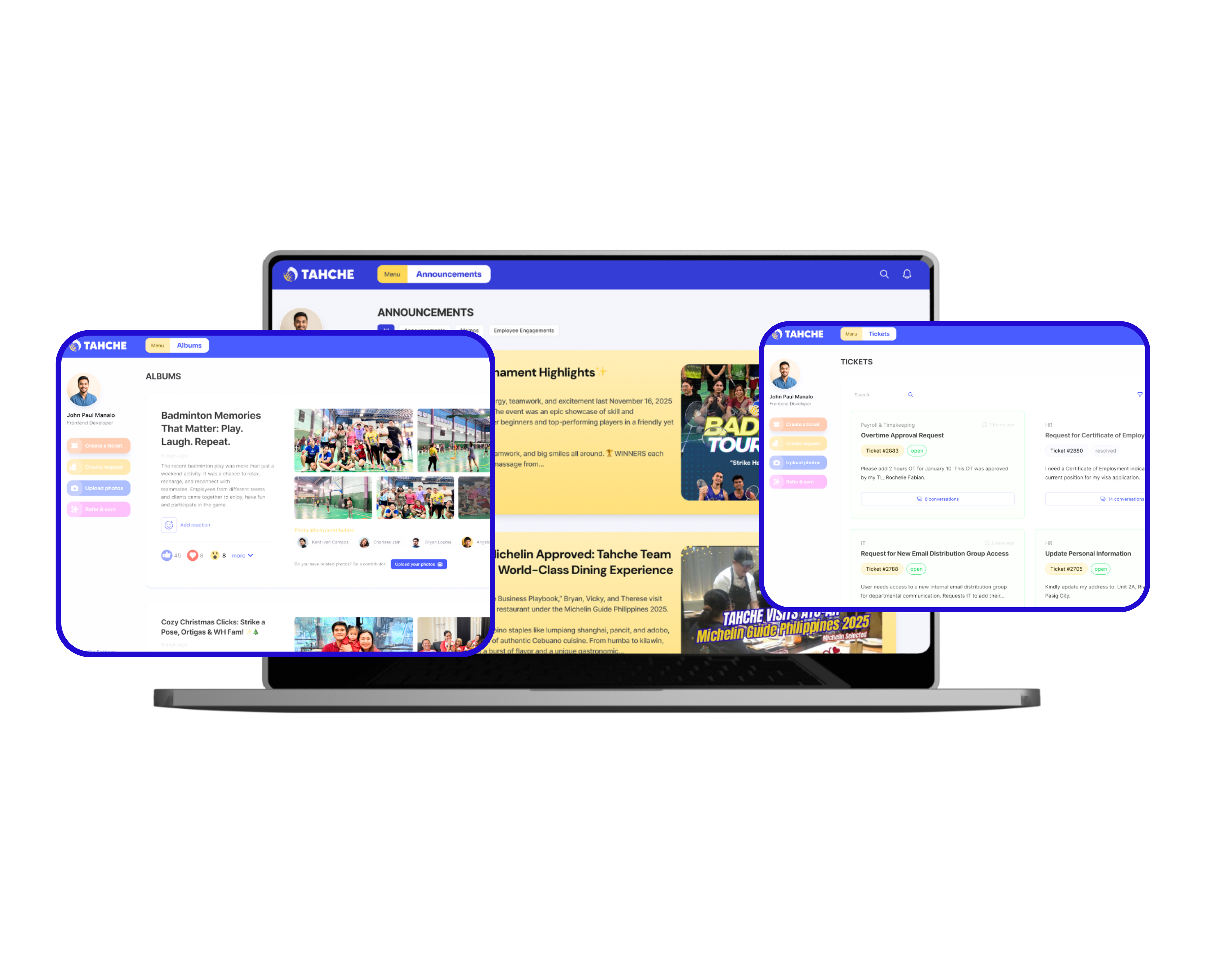 Tahche Employee Dashboard